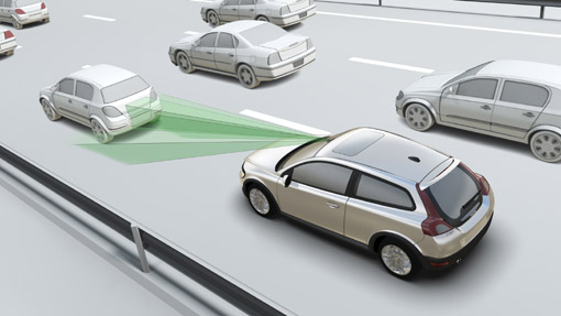Volvo's low speed accident prevention system