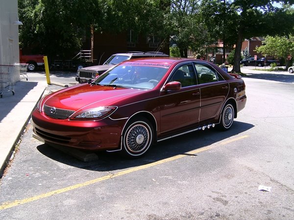 Well-blinged Toyota Camry