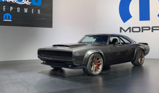 1968 Dodge Charger fitted with Hellephant 7.0-liter supercharged V-8 crate engine