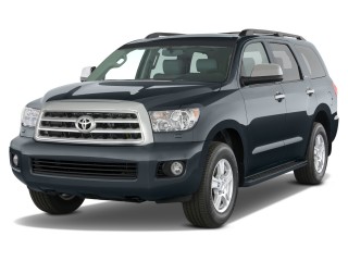 2012 Toyota Sequoia RWD 5.7L Limited (Natl) Angular Front Exterior View