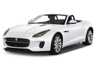 2020 Jaguar F-Type Convertible Auto Checkered Flag Angular Front Exterior View