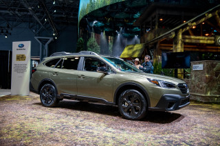2020 Subaru Outback unveiled: Crossover SUV laces up with more tech, turbo power 2020 Subaru Outback, 2019 New York International Auto Show