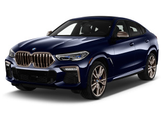 2021 BMW X6 M50i Sports Activity Coupe Angular Front Exterior View