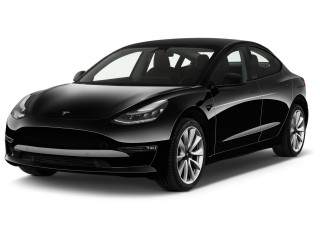 2021 Tesla Model 3 Long Range AWD Angular Front Exterior View