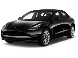 2022 Tesla Model 3 Long Range AWD Angular Front Exterior View