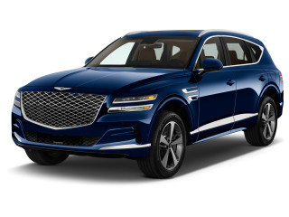 2023 Genesis GV80 3.5T Advanced + AWD Angular Front Exterior View