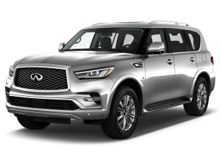 2023 INFINITI QX80 LUXE RWD Angular Front Exterior View