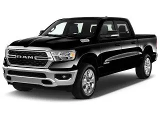 2023 Ram 1500 Big Horn 4x2 Crew Cab 5'7" Box Angular Front Exterior View