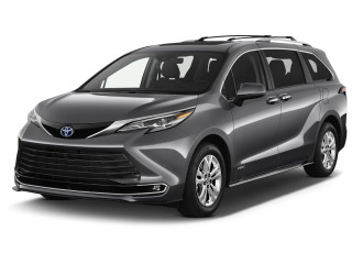 2023 Toyota Sienna Platinum AWD 7-Passenger (Natl) Angular Front Exterior View