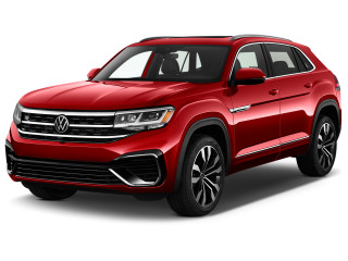 2023 Volkswagen Atlas 3.6L V6 SEL R-Line Black 4MOTION Angular Front Exterior View