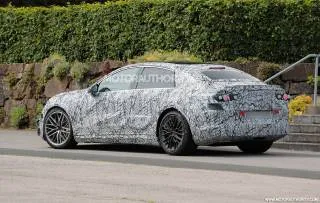 2026 Mercedes-Benz AMG C-Class EV spy shots - Photo via Baldauf