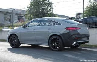 2027 Mercedes-Benz AMG GLE 53 Coupe facelift spy shots - Photo via Baldauf