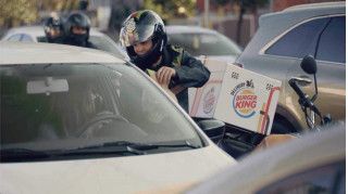 Burger King in-traffic delivery in Mexico