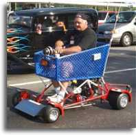 motorized shopping cart