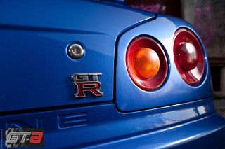 Bayside Blue R34 Nissan GT-R driven by Paul Walker for sale