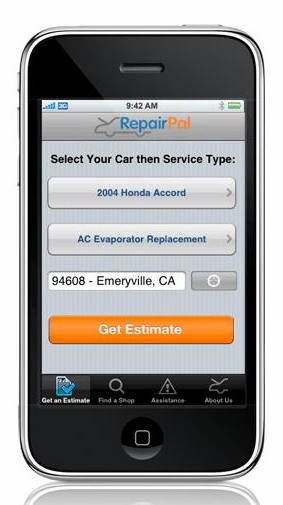 RepairPal iPhone app