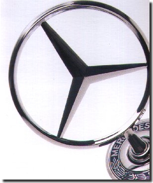 The Mercedes-Benz logo.