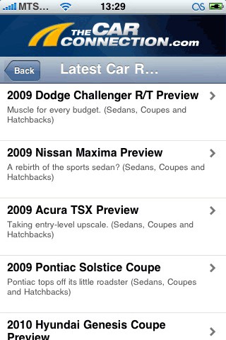 TheCarConnection iPhone