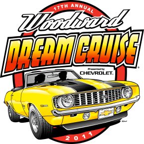 2007 Woodward Dream Cruise windshield sticker 
