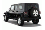 2008 Jeep Wrangler 4WD 4-door Unlimited Rubicon Angular Rear Exterior View