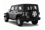 2008 Jeep Wrangler 4WD 4-door Unlimited X Angular Rear Exterior View