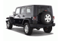 2010 Jeep Wrangler Unlimited 4WD 4-door Rubicon Angular Rear Exterior View