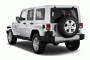 2012 Jeep Wrangler Unlimited 4WD 4-door Sahara Angular Rear Exterior View