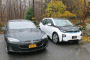 2013 Tesla Model S and 2014 BMW i3, Hudson Valley, NY, Nov 2014