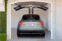 2014 Tesla Model X all-electric crossover with 'Falcon Doors' open