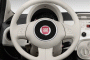 2015 FIAT 500c 2-door Convertible Lounge Steering Wheel