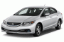 2015 Honda Civic Hybrid 4-door Sedan L4 CVT Angular Front Exterior View