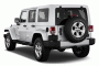 2015 Jeep Wrangler Unlimited 4WD 4-door Sahara Angular Rear Exterior View