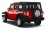 2017 Jeep Wrangler Unlimited Sport 4x4 Angular Rear Exterior View