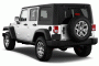 2018 Jeep Wrangler JK Unlimited Rubicon 4x4 Angular Rear Exterior View