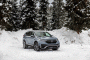 2020 Honda CR-V kicks up snow at the Winter Driving Encounter in Winter Park, CO. 