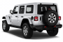 2021 Jeep Wrangler Unlimited Sahara 4x4 Angular Rear Exterior View