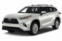 2021 Toyota Highlander Hybrid Limited AWD (Natl) Angular Front Exterior View