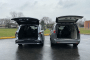 2021 Toyota Sienna, left, and 2021 Chrysler Pacifica, right