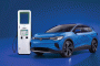 2021 Volkswagen ID.4 and Electrify America DC fast-charging station