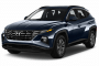 2022 Hyundai Tucson Blue AWD Angular Front Exterior View