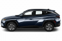 2022 Hyundai Tucson Blue AWD Side Exterior View
