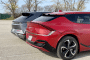 Kia EV6 GT-Line, red, and Hyundai Ioniq 5 Limited