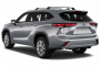 2022 Toyota Highlander Hybrid Limited AWD (Natl) Angular Rear Exterior View