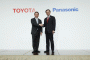 Akio Toyoda, President, Toyota and Kazuhiro Tsuga, President, Panasonic 