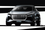 Audi Q4 e-tron concept teaser sketch