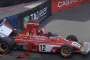 Charles Leclerc crashes ex-Niki Lauda Ferrari 312B3 Formula One car