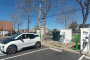 EVgo charging station in Union City, California with resused BMW i3 battery backup