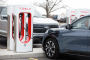 Ford EVs at Tesla Supercharger