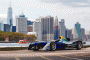 Formula E car in New York City