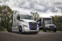 Freightliner eCascadia electric semi and Freightliner eM2 short-haul truck